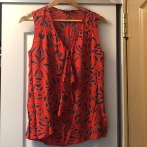 Rachel Roy Sleeveless Ruffled Blouse